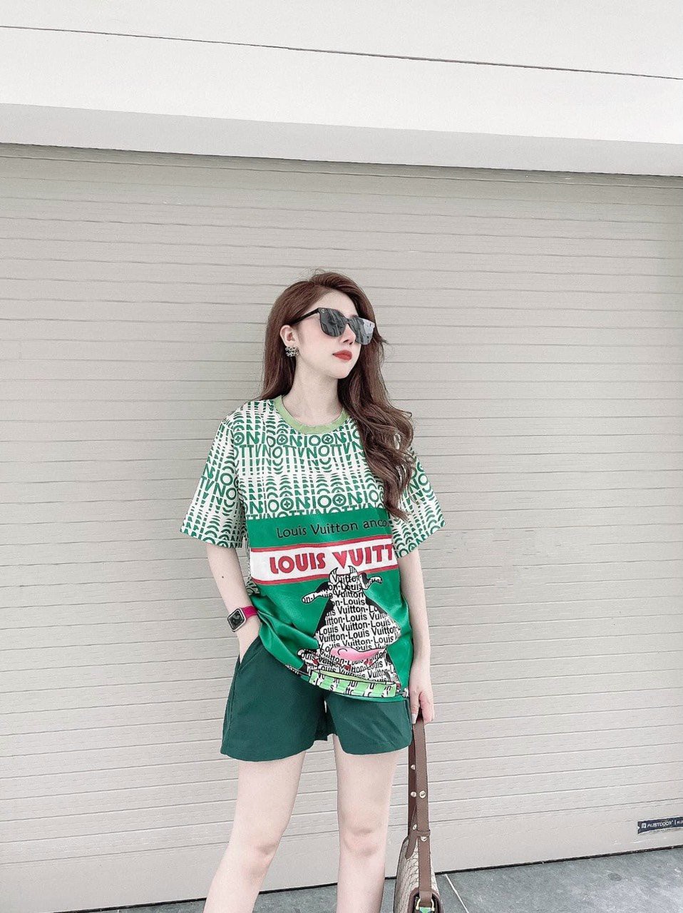 SET BỘ THỜI TRANG FOM RỘNG PHỐI HỌA TIẾT BÒ SỮA - BTN372